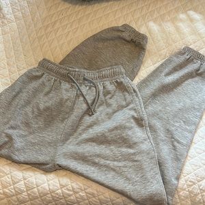 Gray joggers